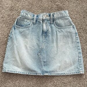 Old Navy Light Blue Denim Skirt